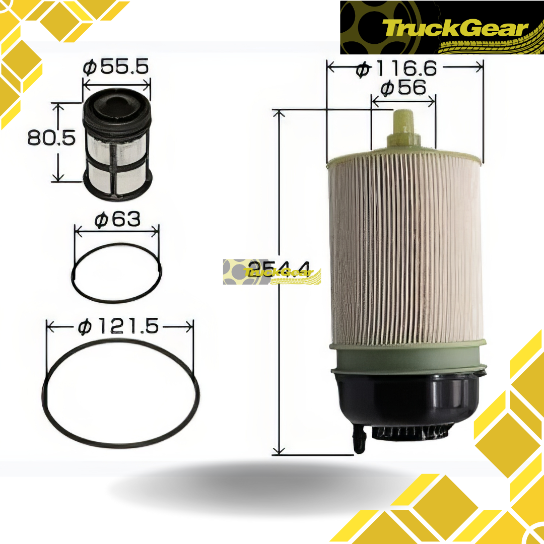 FUEL FILTER - MITSUBISHI FUSO 6R10-T/6R20 - VIC F-341